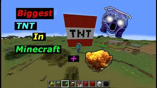 The most biggest TNT in Minecraft | Minecraft HUGE TNT timelapse + explosion! |Snuggy Gaming| 2020😵😵