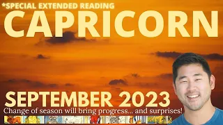 Capricorn September 2023 - Empowering Month With UNFORGETTABLE SURPRISE ENDING! 😍🌠 Tarot Horoscope♑️