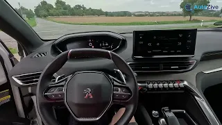 POV Jízda Peugeot 5008 2.0 Blue HDi GT: Rychlá jízda, ostrá brzda, akcelerace, zvuk motoru