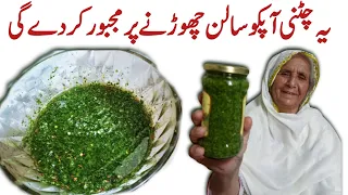 Chatpati Hari Chatni | Hari Mirch, Pudina, Lehsun Chatni | Chili Garlic Mint Sauce