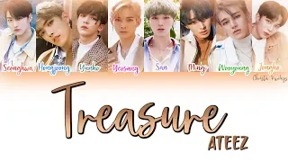 에이티즈 (ATEEZ) – Treasure (Color Coded Lyrics | han, rom, eng)