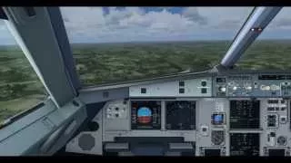 Flight from Cologne to ... (FSX Crash) with Aerosoft Airbus 319