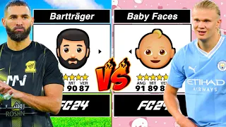 Bartträger 🧔🏻‍♂️ vs Baby Faces 👶🏻 in FC 24! 👀