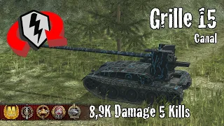 Grille 15  |  8,9K Damage 5 Kills  |  WoT Blitz Replays