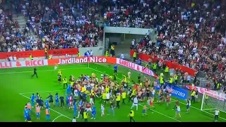 Chaos on the field at OGC • Nice vs Olympic de Marseille • Game aborted