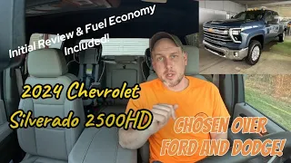 2024 Chevrolet Silverado 2500HD Initial Review & Fuel Economy | We Chose Chevy Over Ford And Dodge