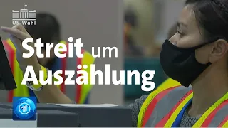 US-Präsidentenwahl: Juristischer Streit um Auszählung der Stimmen