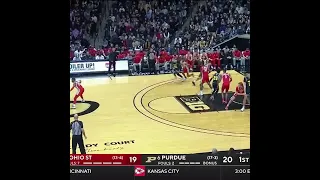 Highlight: Stefanovic Connects with Edey for the Oop | B1G #Shorts