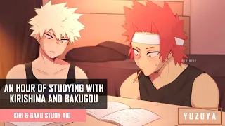 An Hour Of Studying With Kirishima and Bakugou | Kirishima & Bakugou x Listener | Study Aid