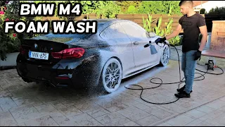 BMW M4 Competition Deep clean Exterior Foam wash - Auto Detailing