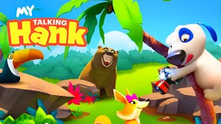 Crazy Animal Photos - My Talking Hank (Android, iOS) Gameplay Part 1 | Amoeba Games