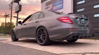 2019 Mercedes E63 AMG-S cold start | Eurofed Performance Downpipes & Tune