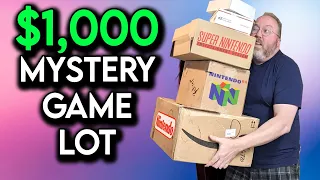 I paid $1,000 for this blind box of video games.