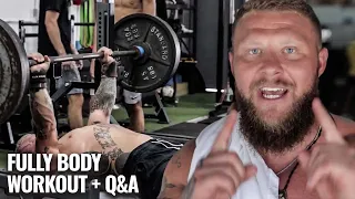 POWERBUILDING FULL BODY WORKOUT + Q&A W/PHIL DARU