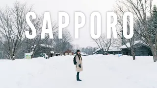 Sapporo, Hokkaido: Snow village  | Japan Travel Vlog