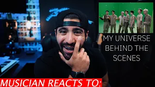 Musician Reacts To BTS x Coldplay My Universe - Behind The Scenes