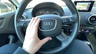 PKW Cockpit und Mittelkonsole Bedienelemente, Anzeigen und Infos Audi A3 Sportback Anleitung