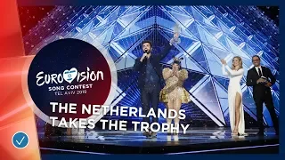 Duncan Laurence takes the Eurovision Trophy! 🇳🇱 - Eurovision 2019