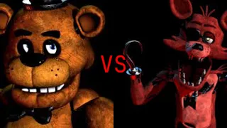 Freddy Fazbear (All Forms) vs Foxy (All Forms) #fnaf