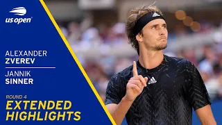 Alexander Zverev vs Jannik Sinner Extended Highlights | 2021 US Open Round 4