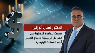 د. نضال أبوزكي يتحدث للقاهرة الإخبارية عن العوامل الرئيسية لارتفاع الدولار أمام العملات الرئيسية