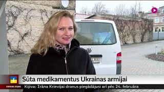 Sūta medikamentus Ukrainas armijai