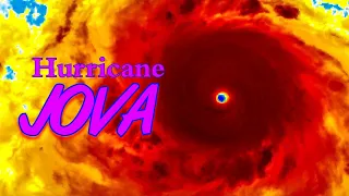 Major Hurricane JOVA - 2023 Satellite Animation. [4K]