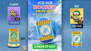 Minion Rush Ice Ice Rocket prize pod & Inventing room reward