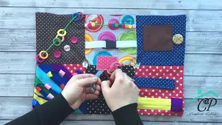 Fidget blanket Dementia blanket Busy blanket