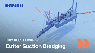 How Cutter Suction Dredging works | Damen Shipyards