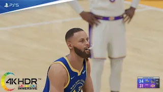 NBA Opening Night! Lakers vs Warriors NBA 2K22 (4K Ultra Realistic Graphics!) PS5 Gameplay