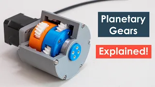 How Planetary Gears Work | 3D Printed Planetary Gearbox Design and Test