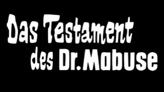 Das Testament des Dr. Mabuse  1962  English Language