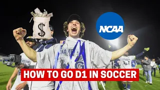 How to secure a Soccer scholarship to an NCAA D1 school and national championships