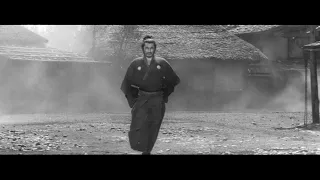 Yojimbo (1961) by Akira Kurosawa, Clip: The famous bit -  Toshiro Mifune IS nemesis!