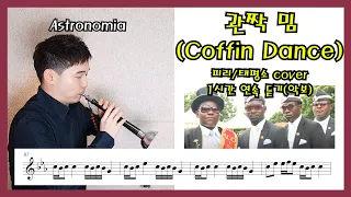 관짝밈, 관짝춤 - 피리 / 태평소 EDM 기출변형 연주 1시간 연속 듣기 ( cover by JPiri 제이피리 악보 inst 피리 국악 )