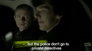 Sherlock Deduction Scene (subtitles)