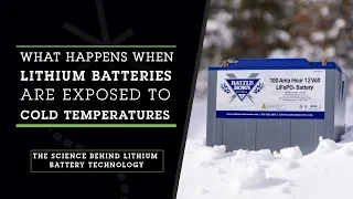 What Happens When Lithium Batteries Are Exposed to Cold Temperatures?