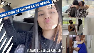 CHEGANDO DE SURPRESA NO BRASIL DEPOIS DE 3 ANOS + REAÇÕES | Carolina Ferreira