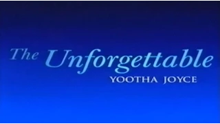 THE UNFORGETTABLE YOOTHA JOYCE (Documentary - 2001)