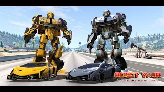 Robot Justice War: Car Jet Transform Game 2023-robot war: car transform game- Android Gameplay 4K