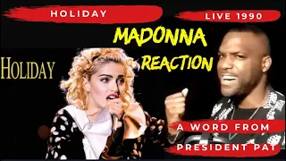 Madonna - Holiday (Blond Ambition Tour)-REACTION VIDEO
