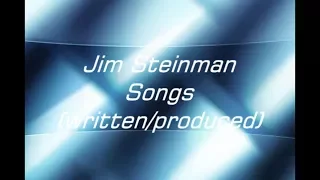 John's Top 10 - Jim Steinman Songs