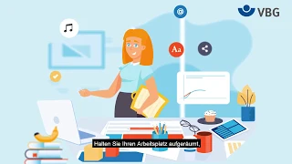 Zu Hause arbeiten – How to Homeoffice | Video mit Untertiteln