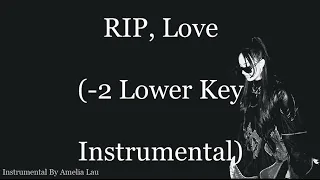 Faouzia - RIP, Love (-2 Lower MALE Key Piano Instrumental / Karaoke)