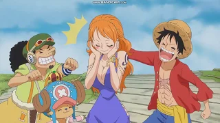 Nami hit Luffy in One Piece. Do you have a girl friend like this?