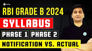 RBI Grade B Syllabus & Exam Pattern | Phase 1 & Phase 2 Syllabus RBI | What is the Syllabus of RBI