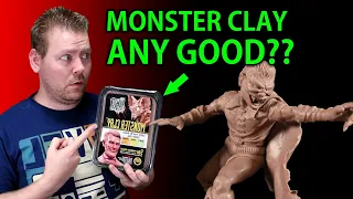 First time using MONSTER CLAY is it any good Lets find out | Sculpting Timelapse