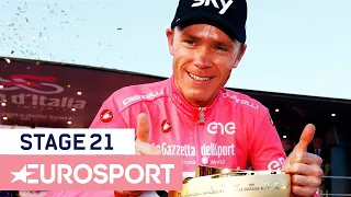 Chris Froome Wins the Giro d'Italia 2018 | Stage 21 Finish