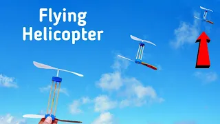How to make Rubber band Propeller Plane, How to make Helicopter from Bottle cap, best flying plane